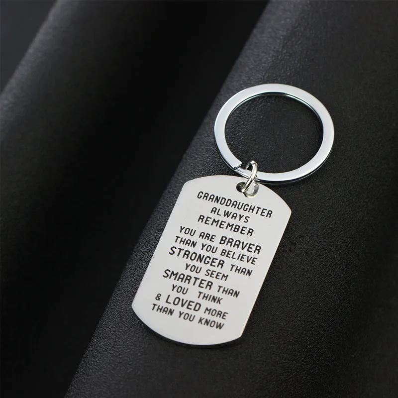 Army Brand Lettering Keychain