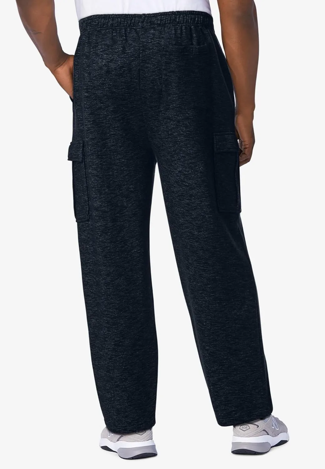 KingSize Men's Big & Tall Fleece Cargo Sweatpants