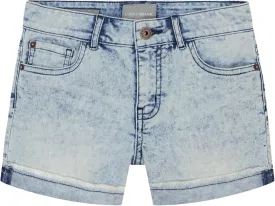 Lucky Brand Girls' Cuffed Jean Shorts, Stretch Denim with 5 Pockets, Mid to High Rise Waist