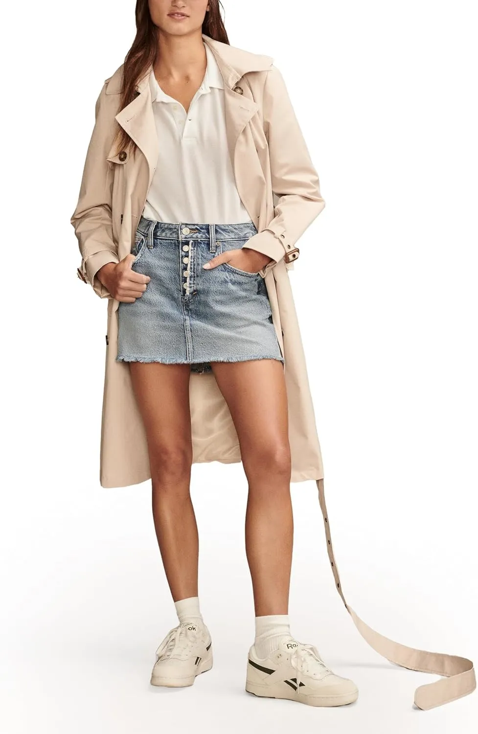 Lucky Brand Women's Denim Mini Skirt