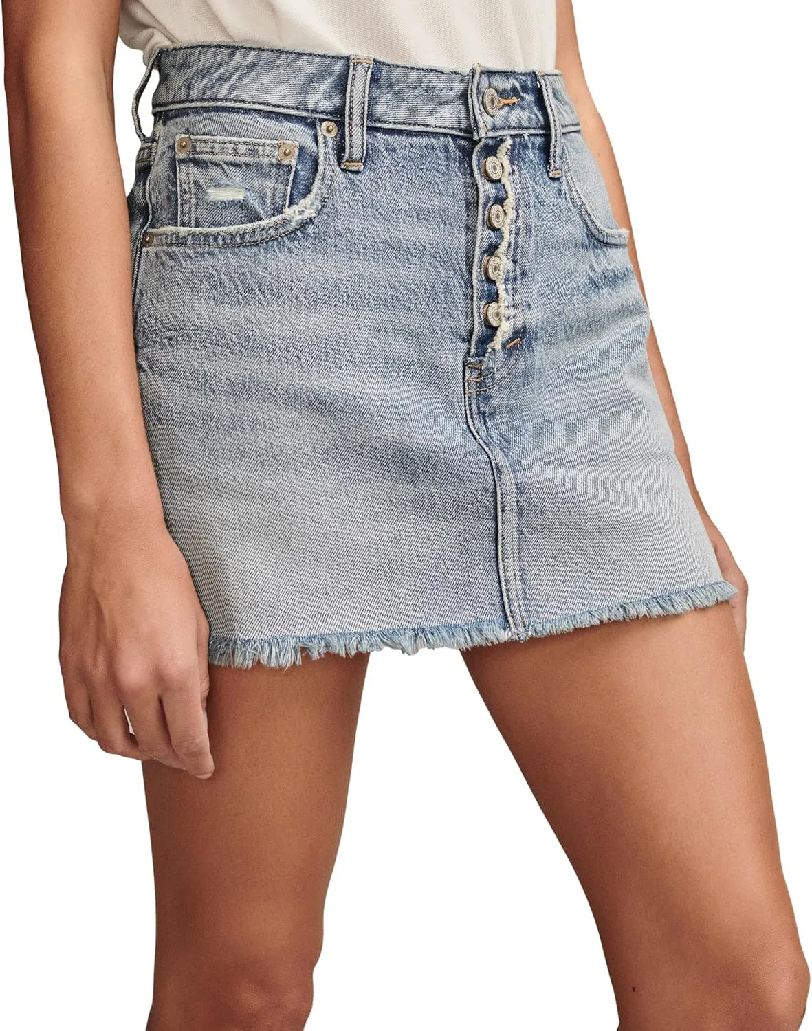 Lucky Brand Women's Denim Mini Skirt