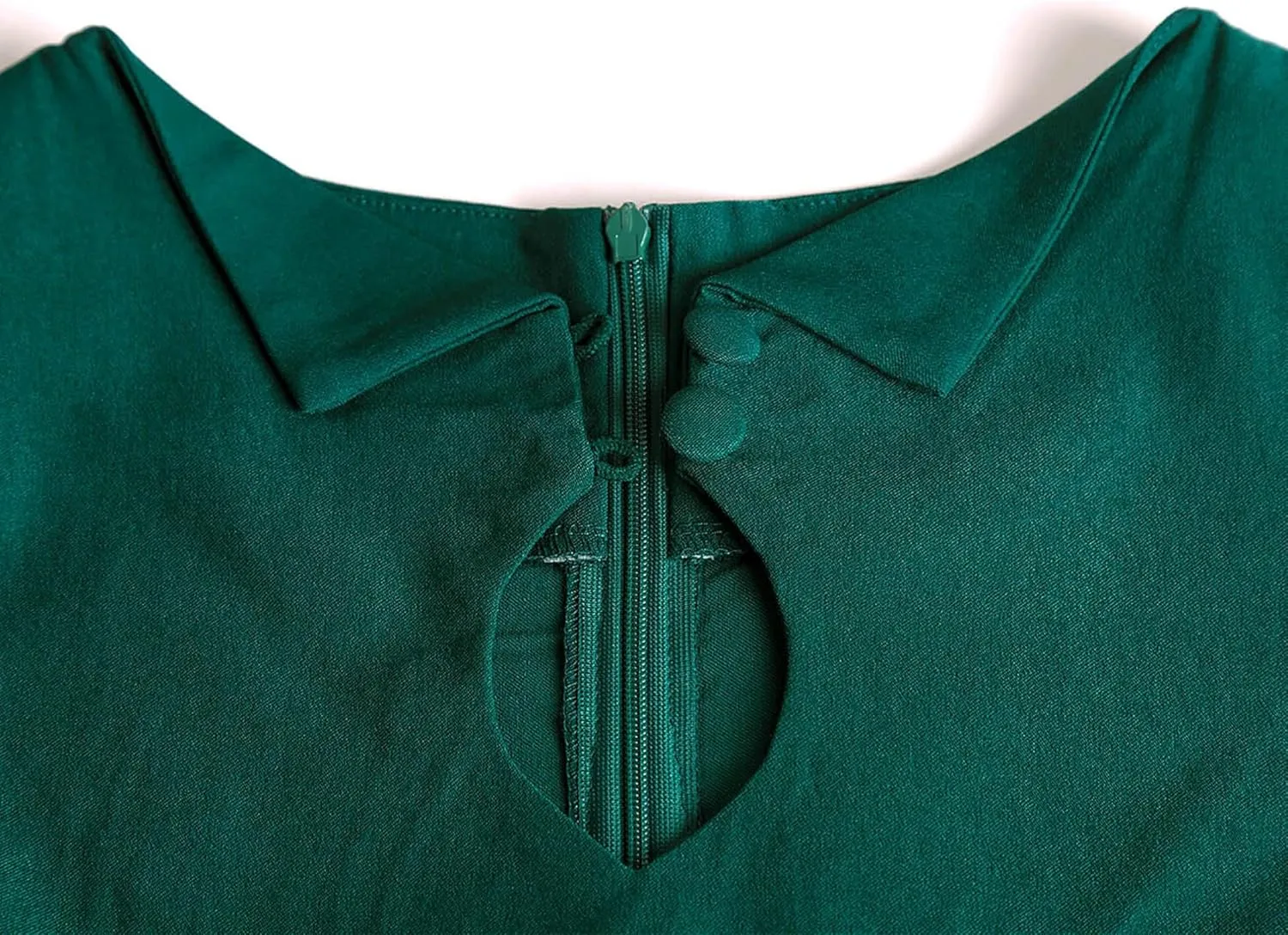 MUXXN Women's Audrey Hepburn 1960s Half Sleeve Formal Work Dress with Belt