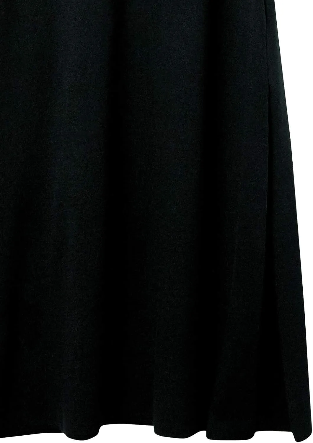 The Drop Women's Gabriela High Neck Cut-in A-line Side-Slit Maxi Sweater Dress