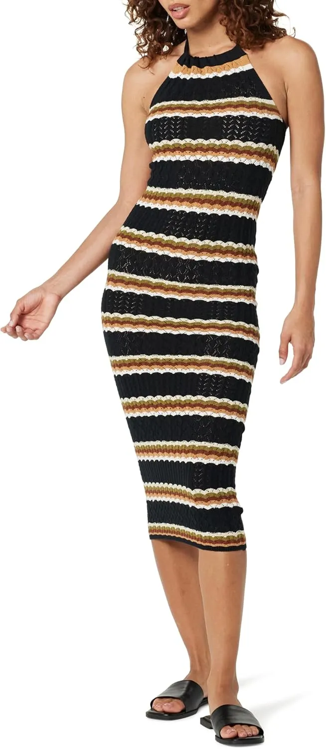 The Drop Women's Jayla Sleeveless Crochet Midi Dress